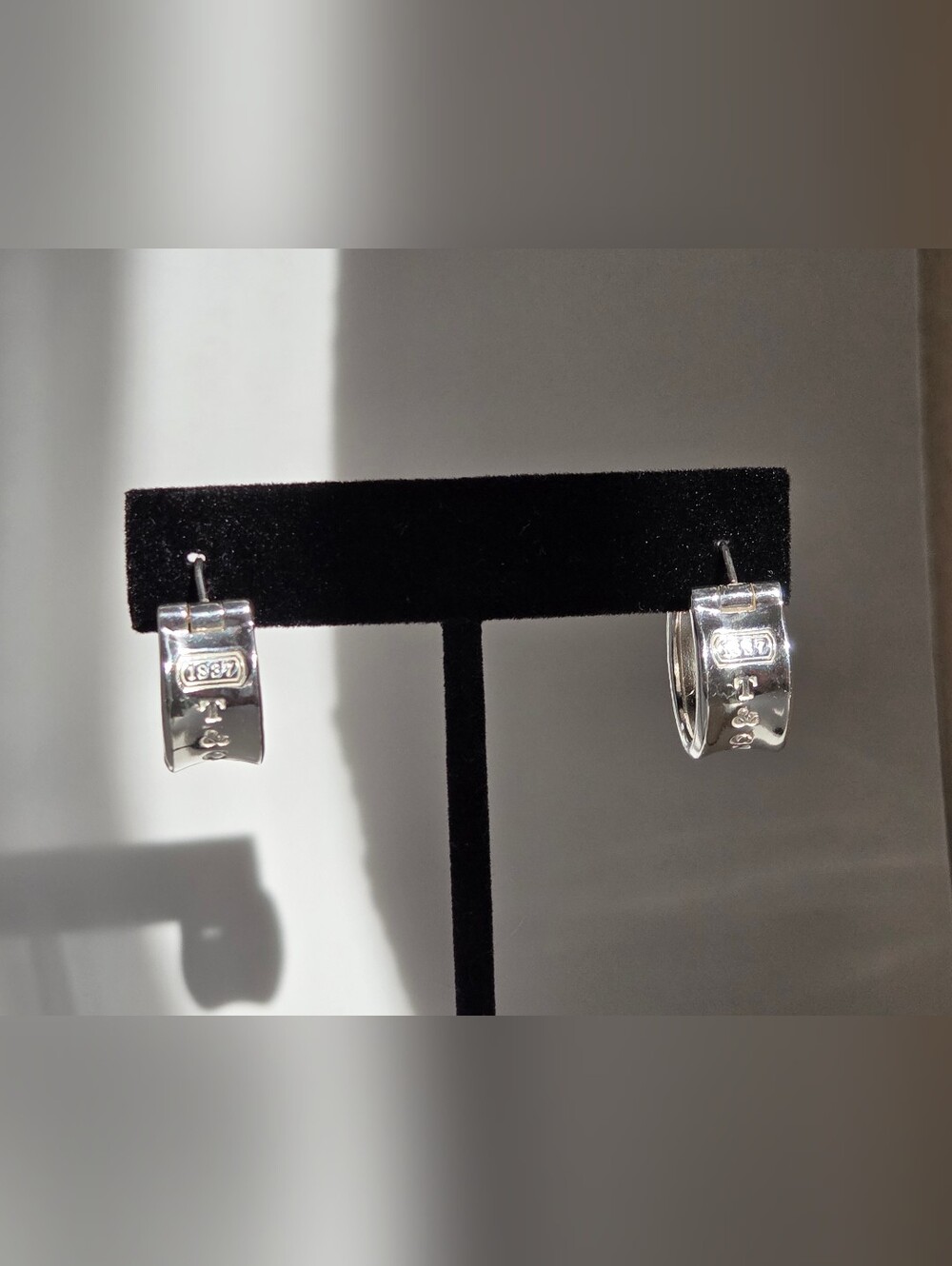 Tiffany & Co Sterling Silver Hoop Earrings